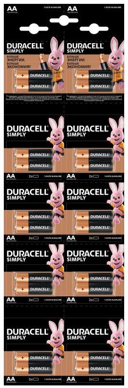 Элемент питания LR6-2BL BASIC 2х10 5010608 (блист.20шт) Duracell Б0051815