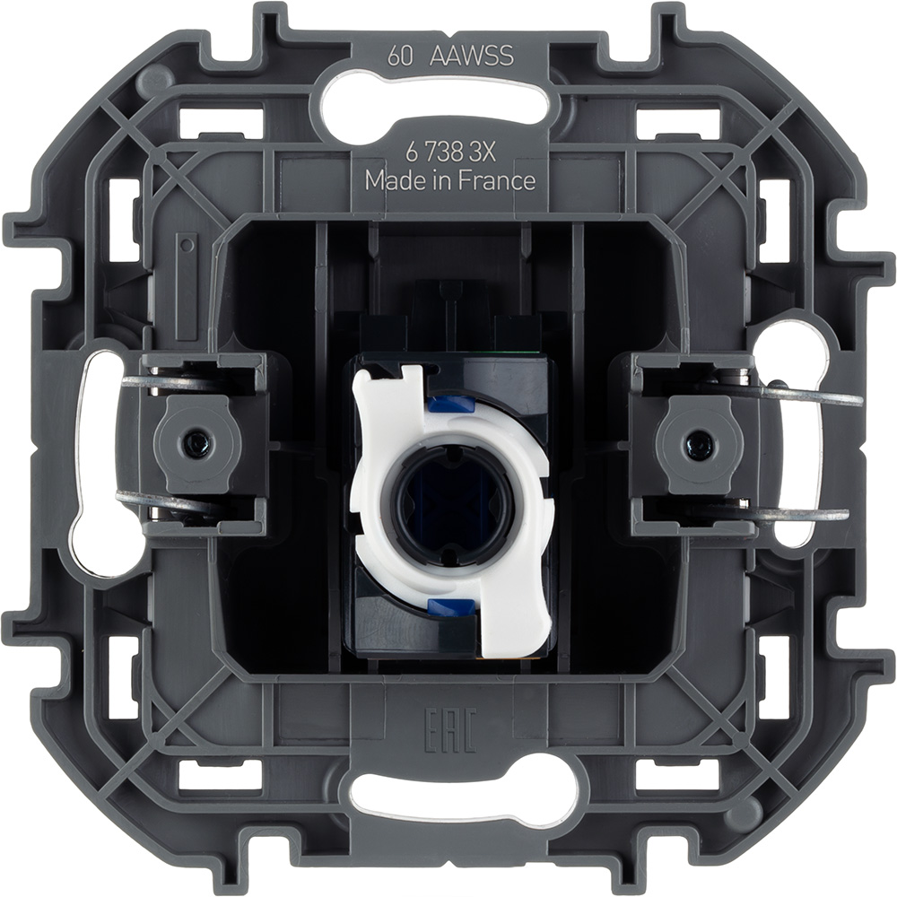 Розетка информационной RJ45 Inspiria CAT.6 UTP антрацит  673833