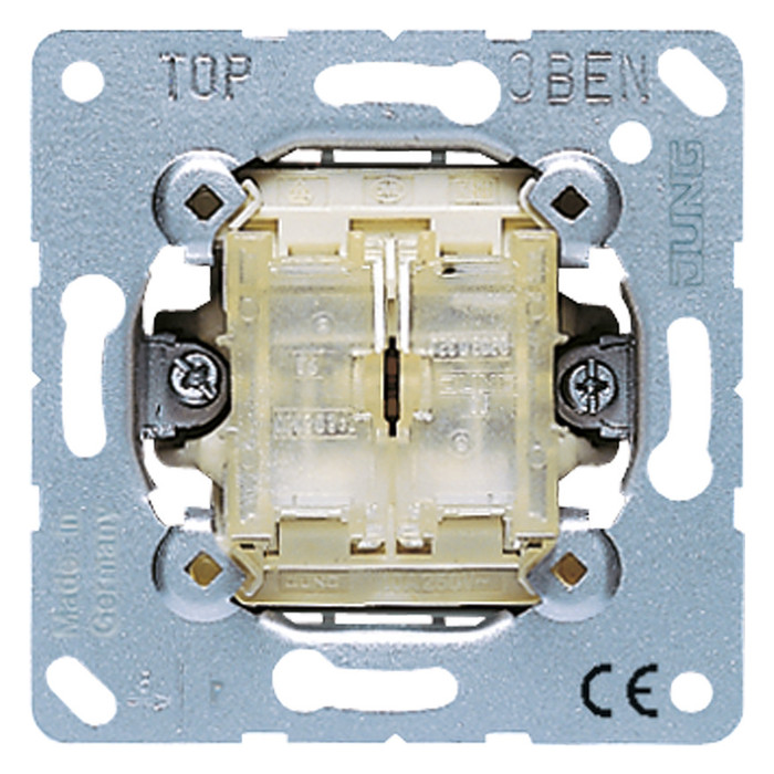 Механизм переключателя 2-клавишного Jung коллекции JUNG, 509TU