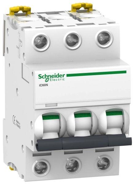 Автоматический выключатель Schneider Electric 3п C 4А 6кА iC60N Acti9  A9F74304