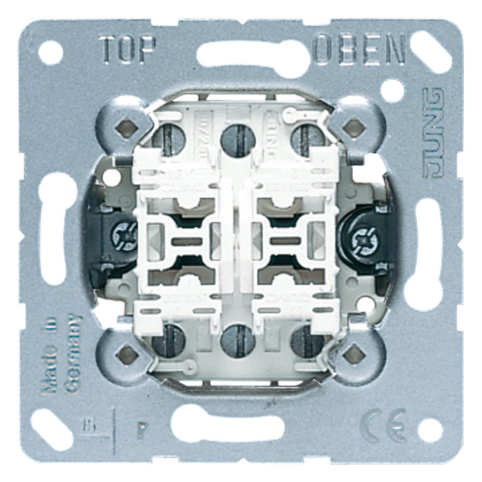 Механизм переключателя 2-клавишного Jung коллекции JUNG, 539U