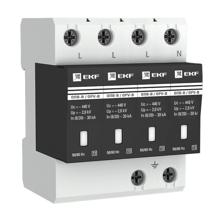 Ограничитель перенапряжения имп. ОПВ-В4 EKF opv-b4