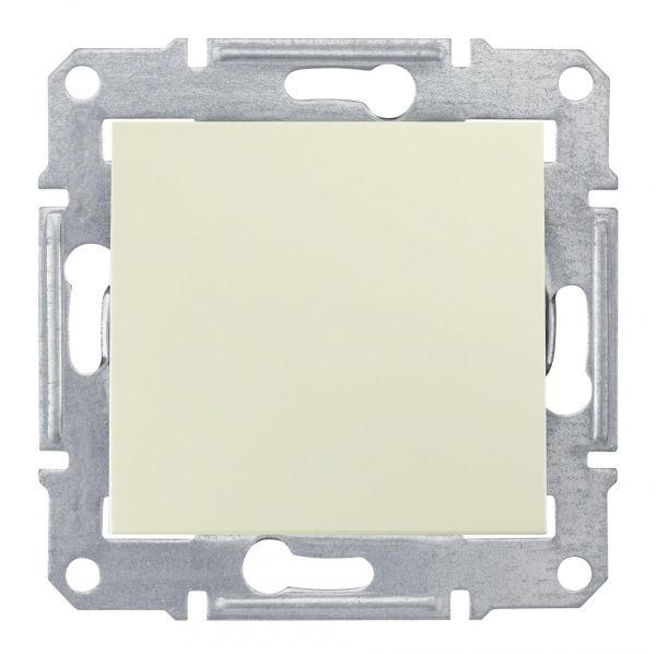 Выключатель одноклавишный Schneider Electric Sedna  IP20 (сх. 1) 250В беж.  SDN0100147