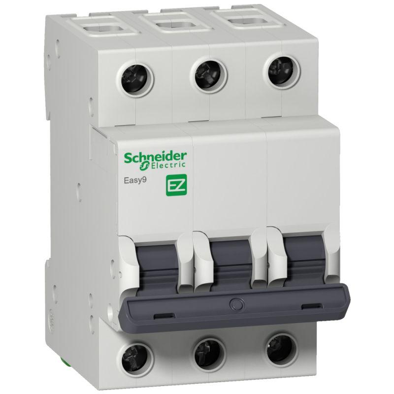 Автоматический выключатель Schneider Electric 3п D 25А 6кА EASY9 =S= 400В  EZ9F86325