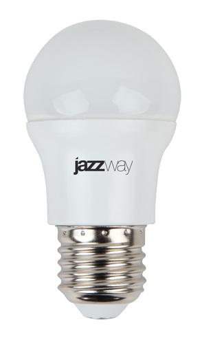 Лампа светодиодная PLED-SP 7Вт G45 шар 3000К тепл. бел. E27 540лм 230В JazzWay 1027863-2